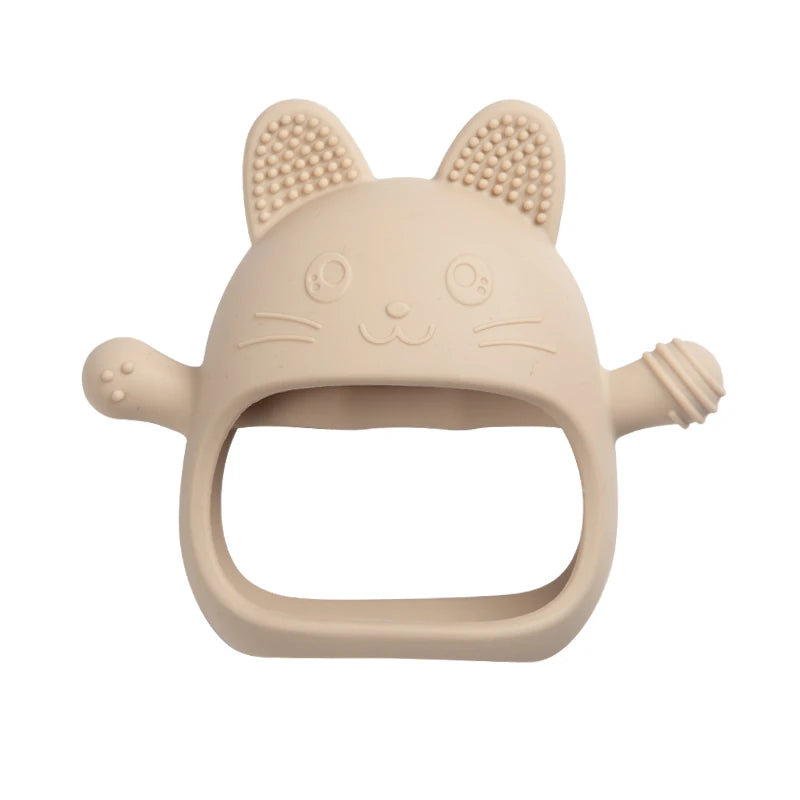 Silicone Teething Toy - Cat