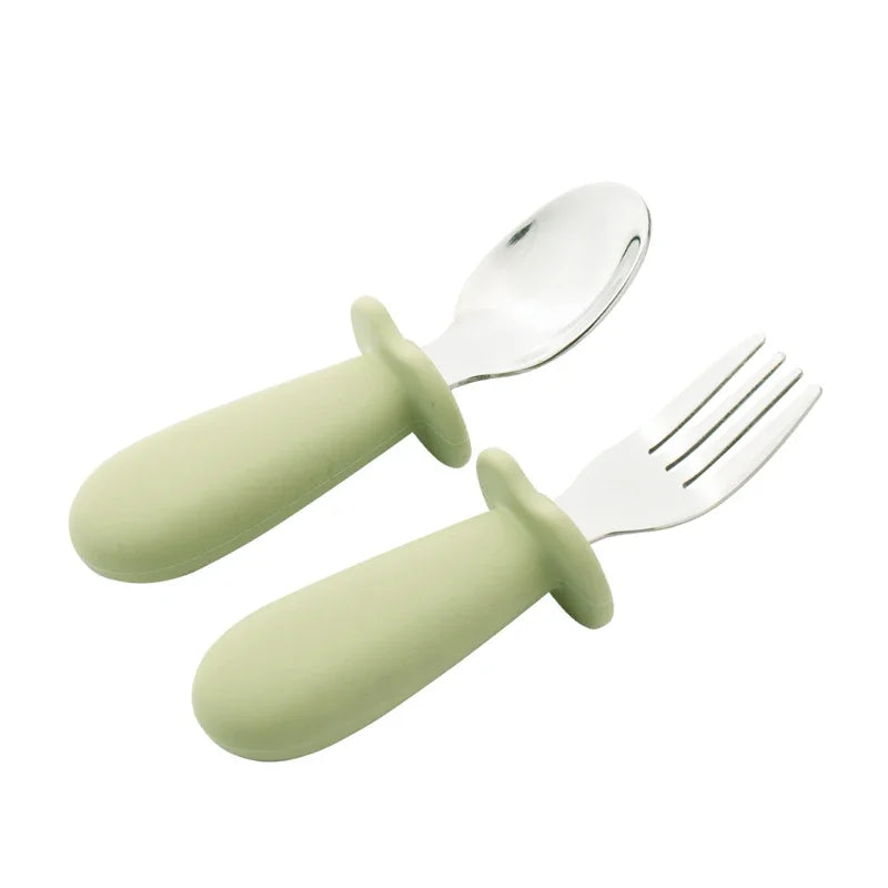 Solid Color Baby Tableware Set Children