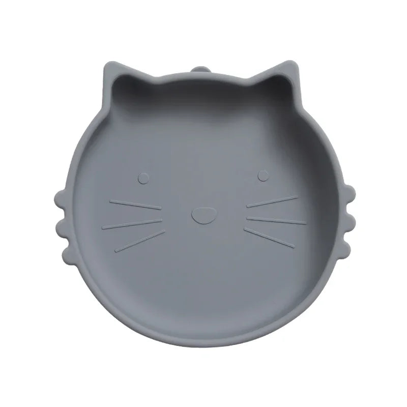 Silicone Suction Plate - Cat