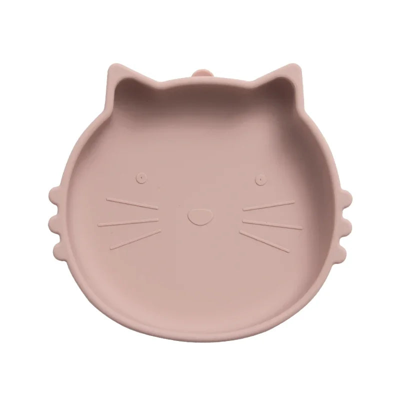 Silicone Suction Plate - Cat