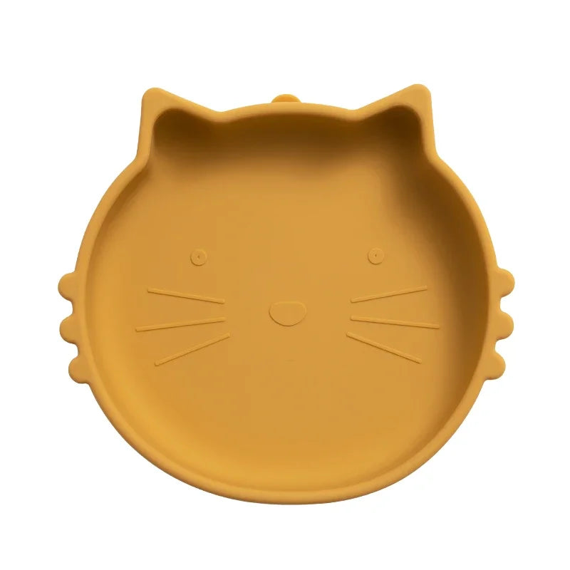 Silicone Suction Plate - Cat