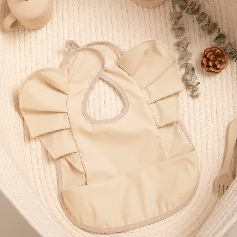 Solid Color Baby Bibs - Angel Wings