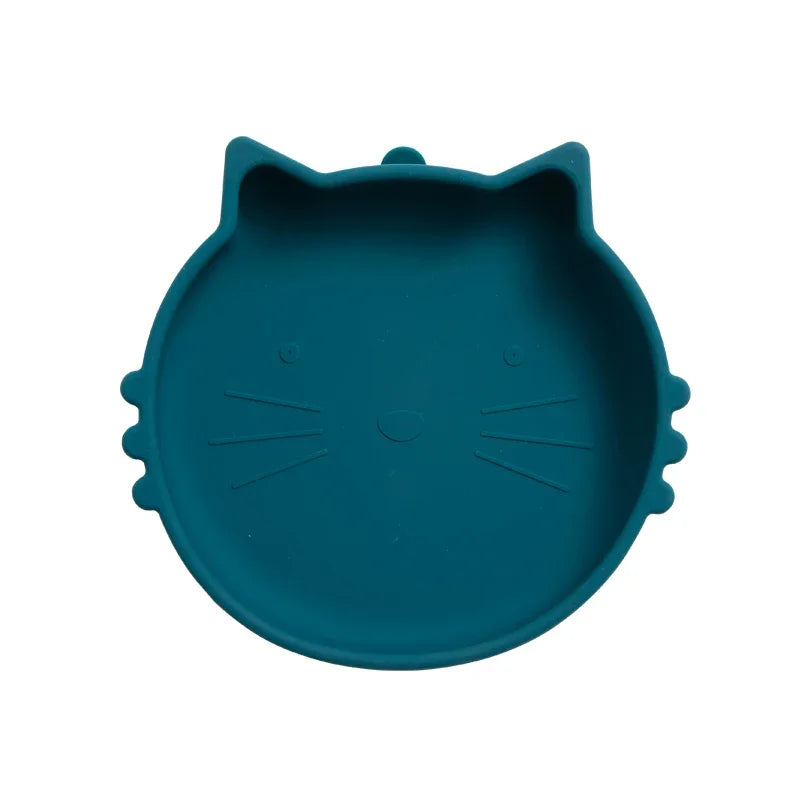 Silicone Suction Plate - Cat