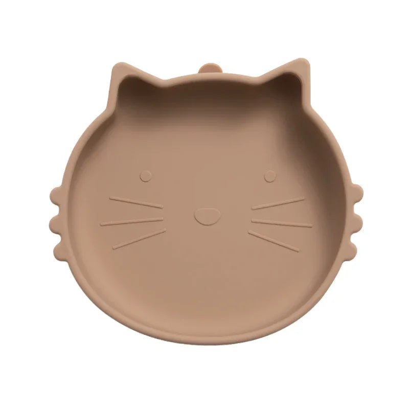 Silicone Suction Plate - Cat