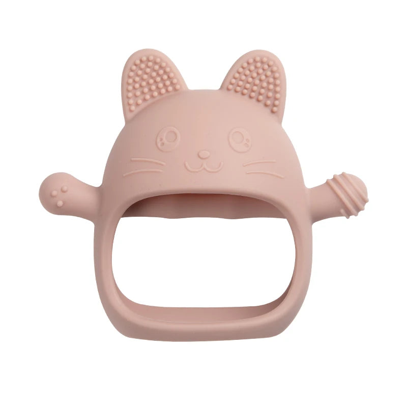 Silicone Teething Toy - Cat