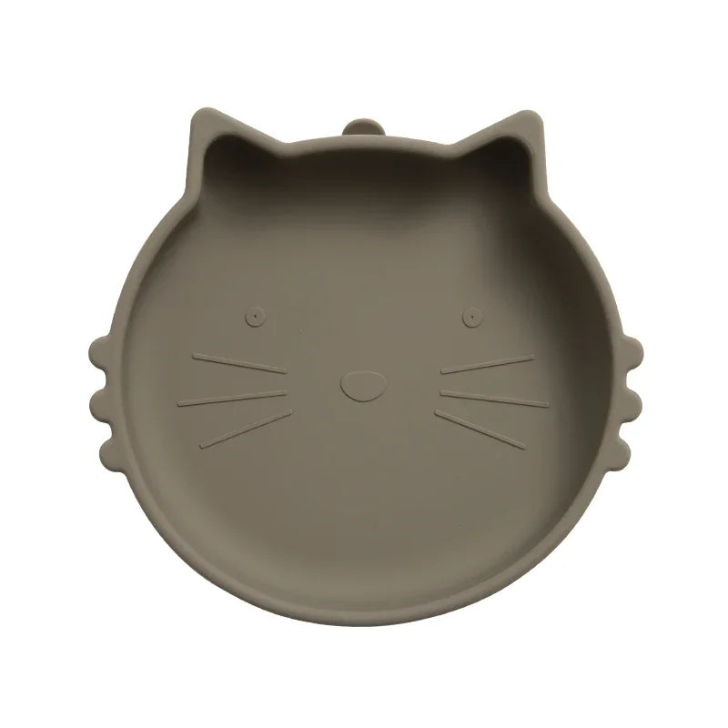 Silicone Suction Plate - Cat