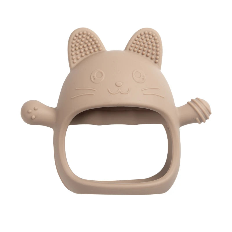 Silicone Teething Toy - Cat